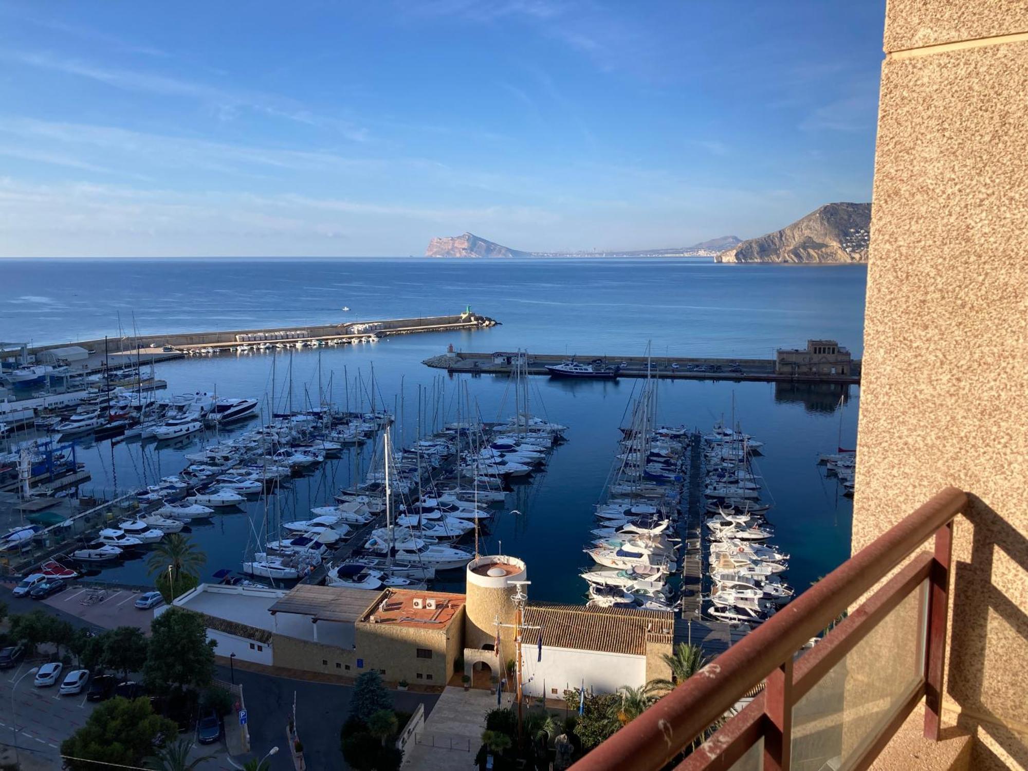 Atico Duplex Penthouse Rosa Marina Club Nautico Calpe Penon Sea View Apartamento Exterior foto